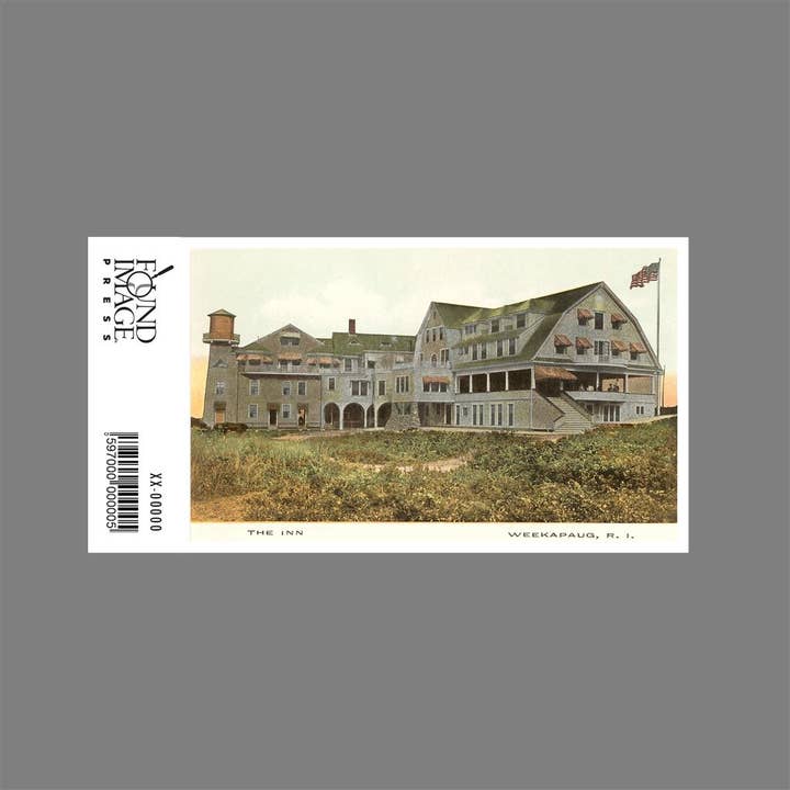 Found Image Press - Wholesale Sticker - Sticker RI-134 The Inn, Weekapaug1