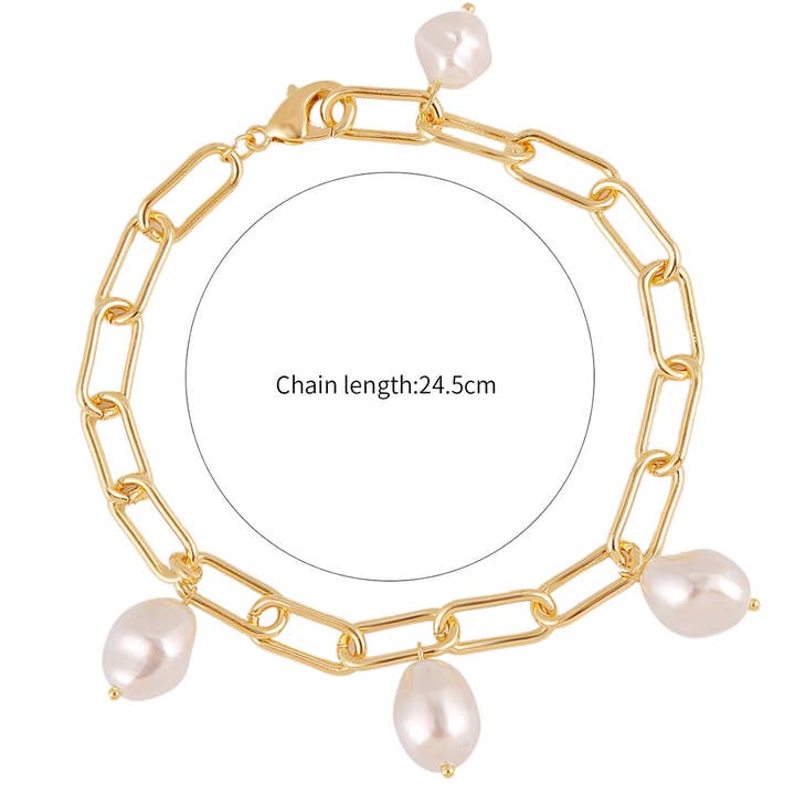 ACCITY - Wholesale Charm/Dangle Bracelet - PEARL CHARM BEADED BRACELET_CWAJE045411