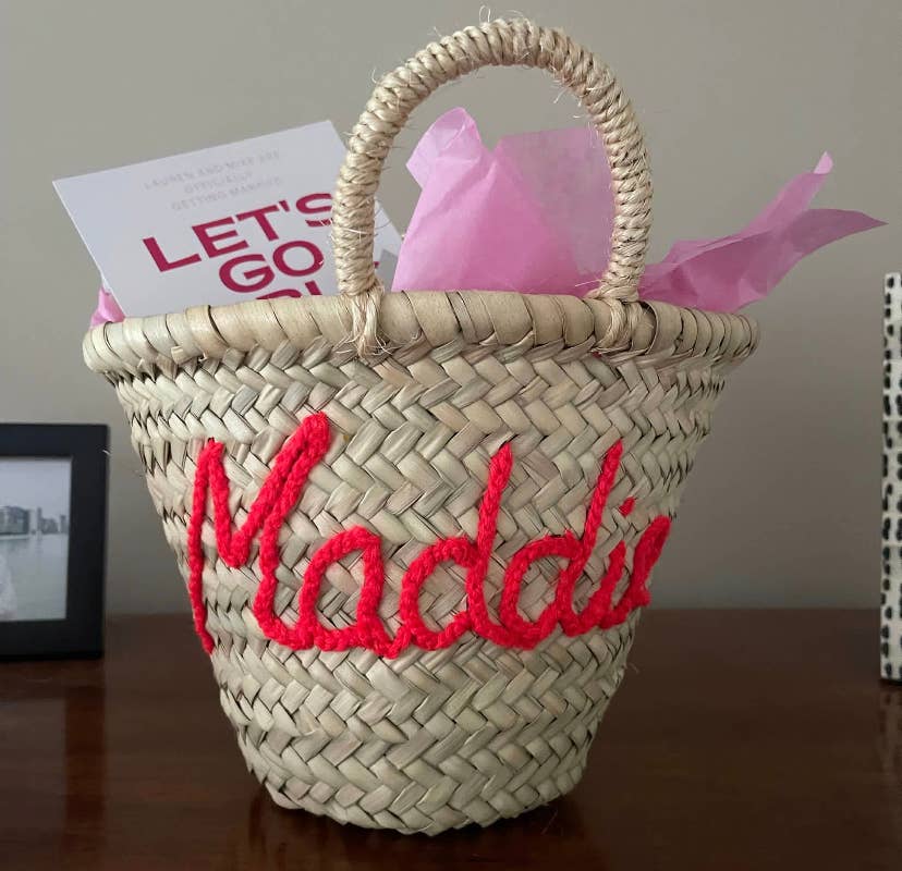 Mikwi - Wholesale Beach Bag - Personalized Beach Bag, Customized Straw - Palm Leaf Basket12
