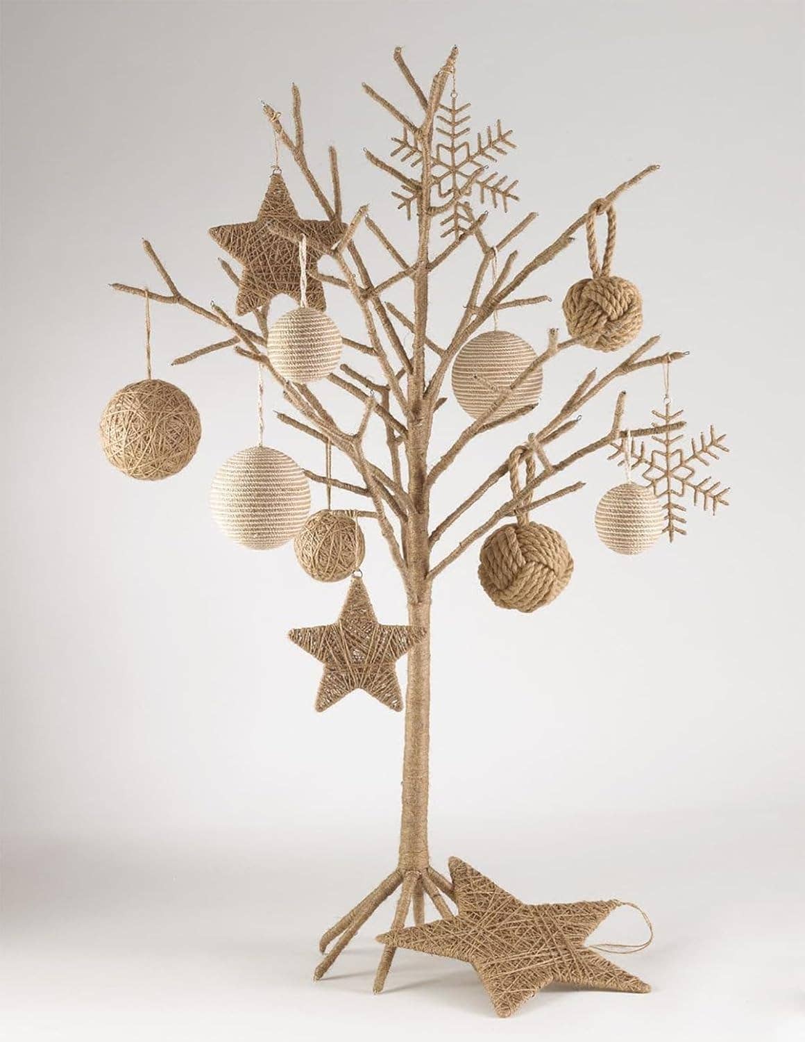 Fennco Styles - Wholesale Ornament - Natuurlijke Jute Touw 6" Ster Ornament3