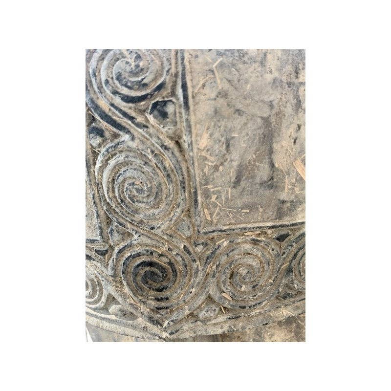 Paloma Black (Casa Natura Design, S.L.) - Wholesale Sculpture - Large Heavy & Solid Wooden Hand Carved Mask On Stand With8