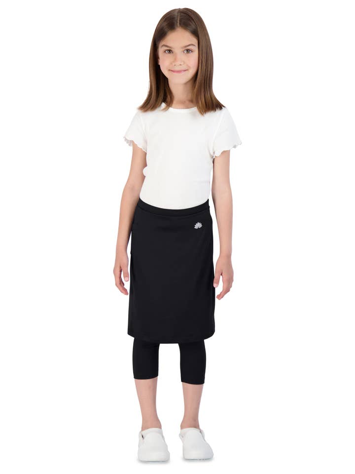 Snoga Athletics - Wholesale Athletic Skirt - Kids - Girls Fit Snoga - Black