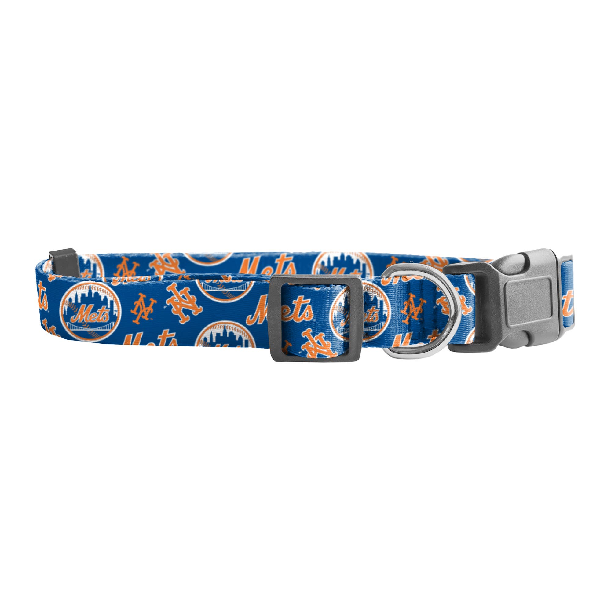 Little Earth Productions - Vente Collier – chat et chien - Collier pour animaux de compagnie de l'équipe MLB New York Mets0