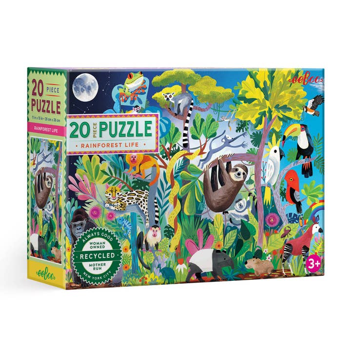 Rainforest Life 20 Piece Puzzle för wholesale av eeBoo