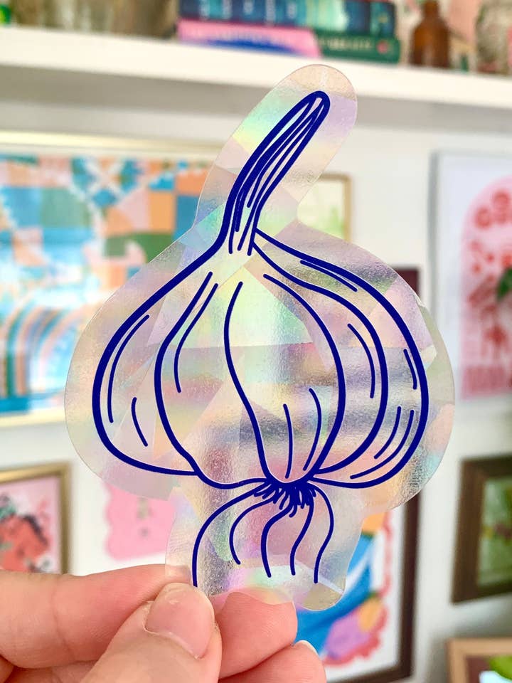 garlic suncatcher for wholesale by Shirley Designs Things
