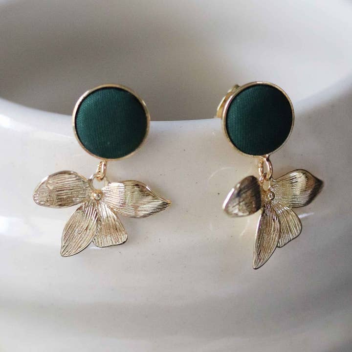 Brincos Laurier por atacado de Délicat Fracas