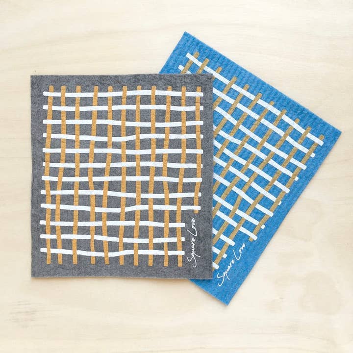 Basket Weave Swedish Dishcloth for wholesale by Square Love
