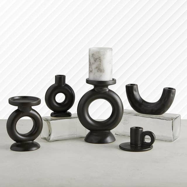 47th & Main (Creative Brands) - Wholesale Candle Holder - Double Taper Candleholder1