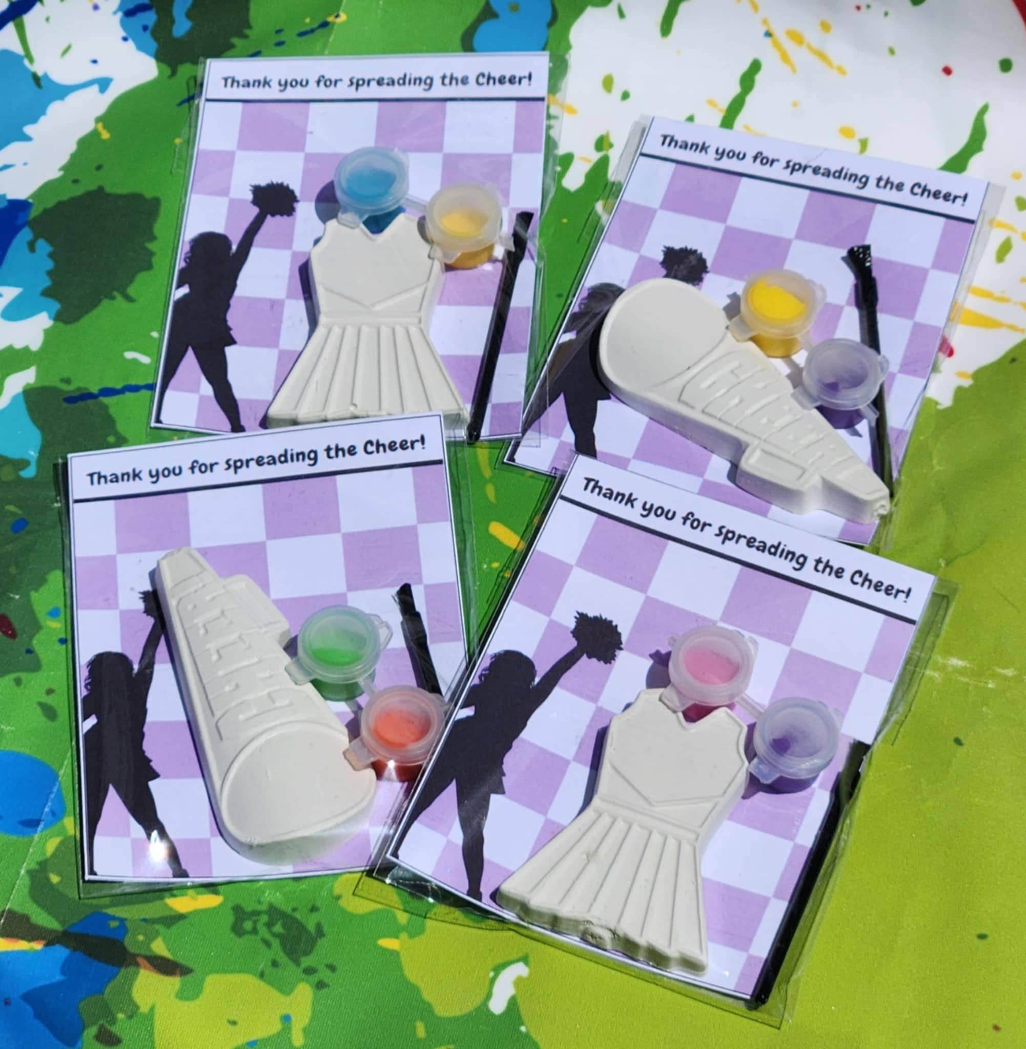 Snazzy Crayons - Wholesale Party Favor - Cheer Party Favors | Cheerleader Paint Kits | DIY Birthday 0