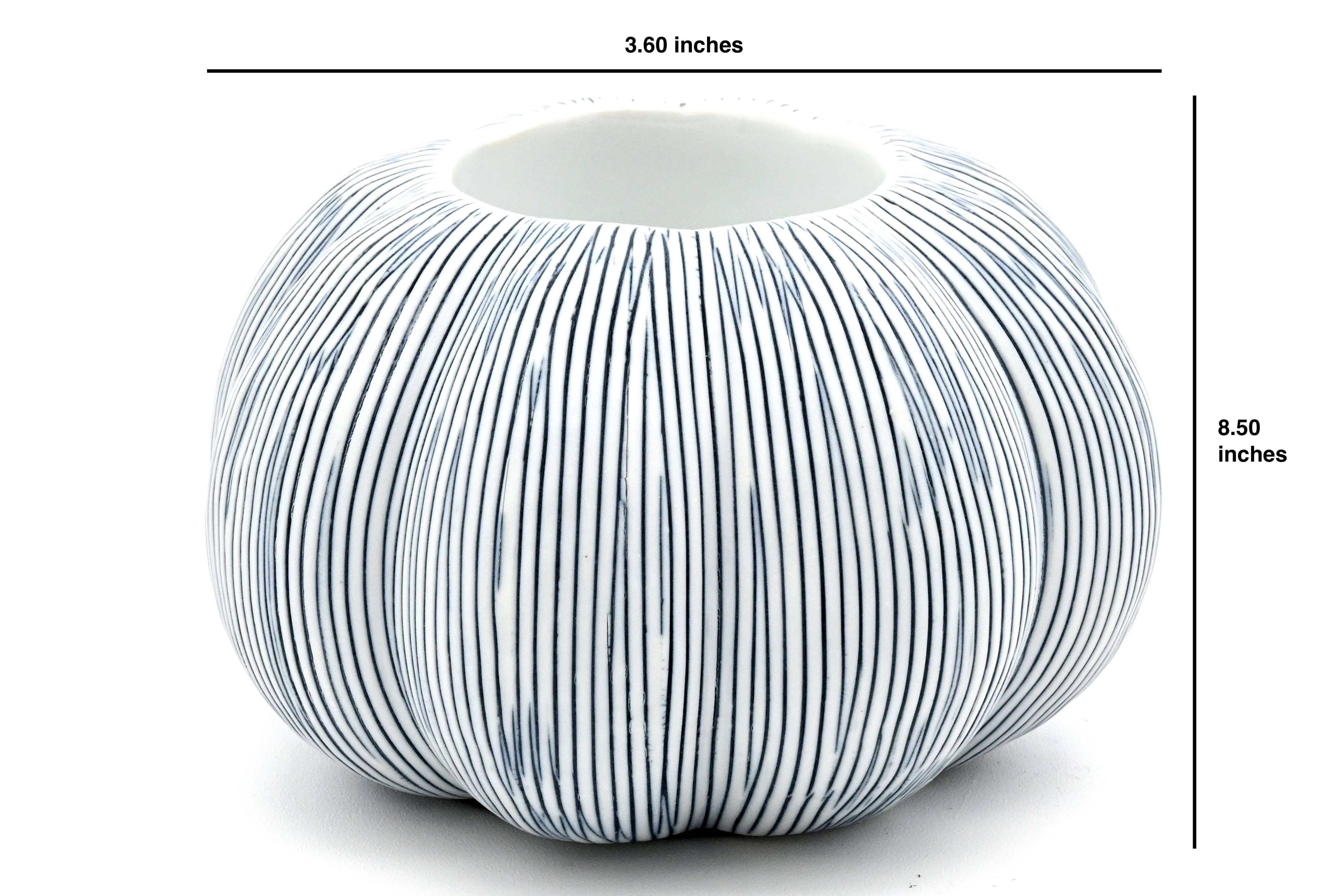 Art Floral Trading LLC - Wholesale Candle Holder - C1349W27 PUMPKIN TEA LIGHT CANDLE HOLDER S-Porcelain Ceramic1