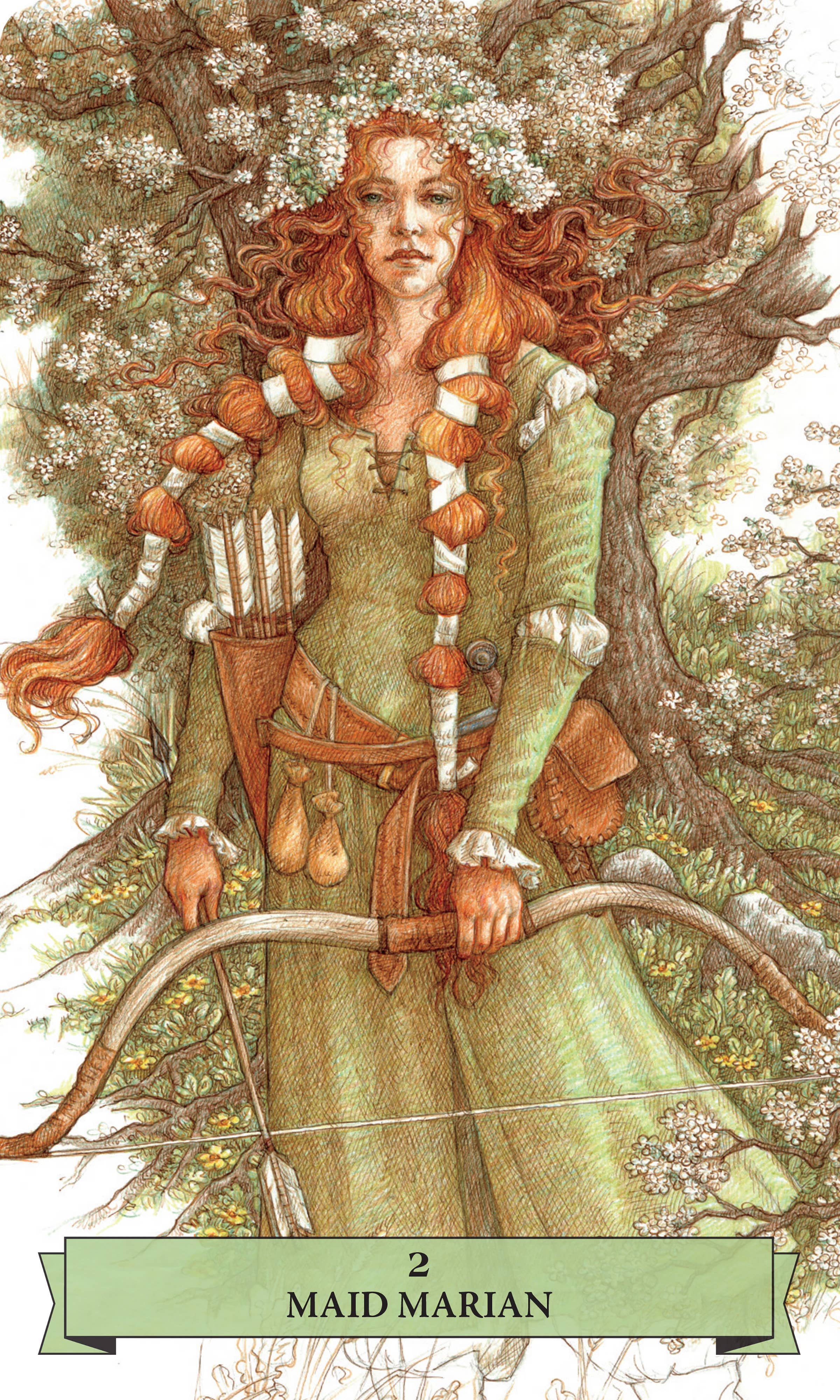 Hachette Book Group - Wholesale Tarot Cards - The Sherwood Oracle: Hidden Lore of the Wild Forest5