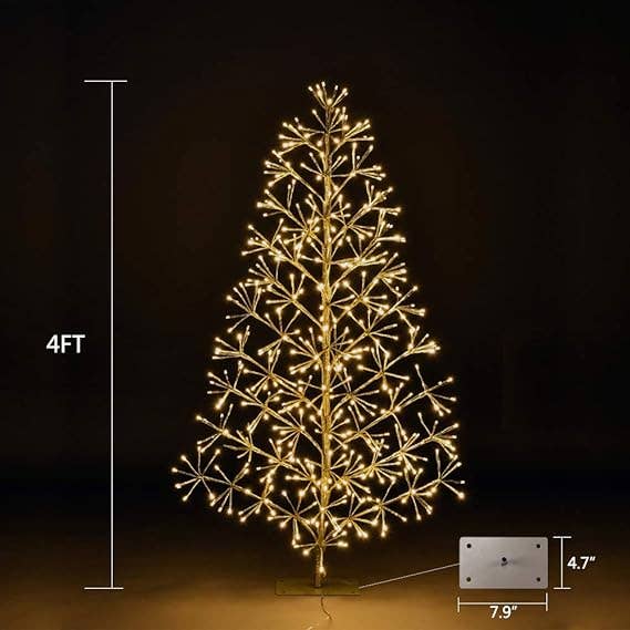 LIGHTSHARE - Wholesale Artificial Christmas Tree - Artificial Christmas Tree Light with Silver and Golden Finis28