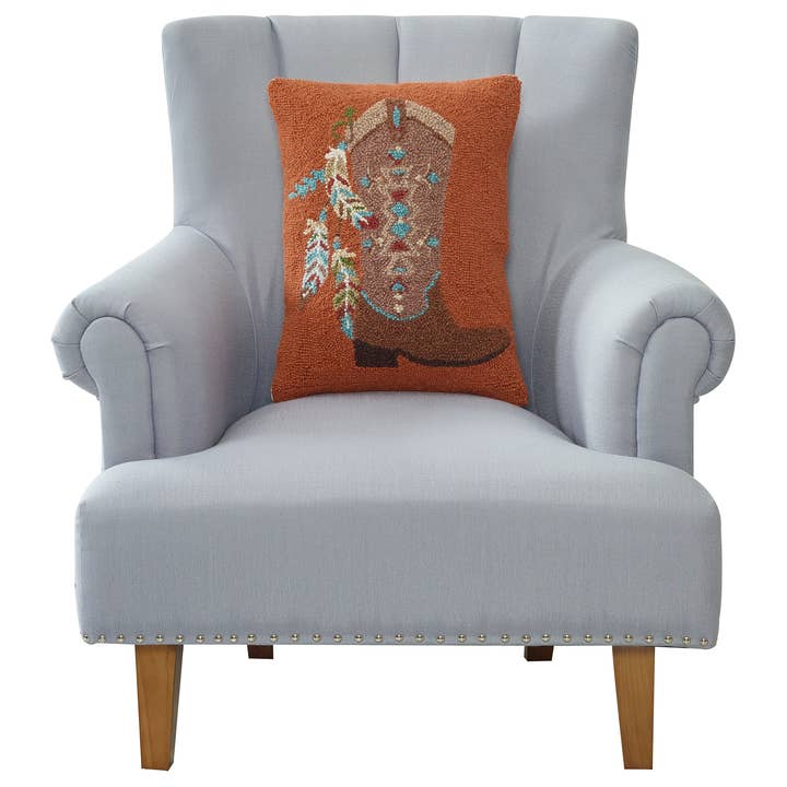 Peking Handicraft - Venta al por mayor Cojín decorativo - Almohada Cowboy Boot Hook1