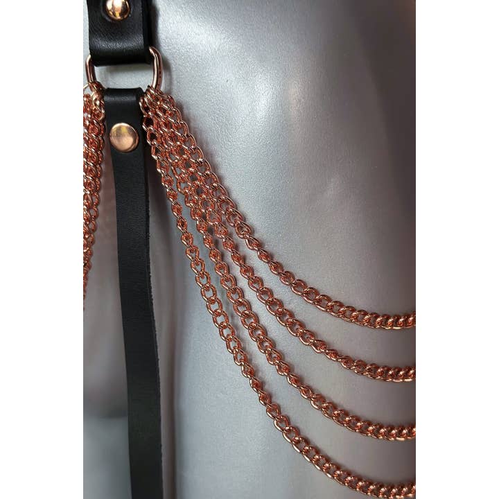 VoyeurX - Vendita all'ingrosso Cintura - Donna - Cintura Reggicalze in Pelle - Affascina