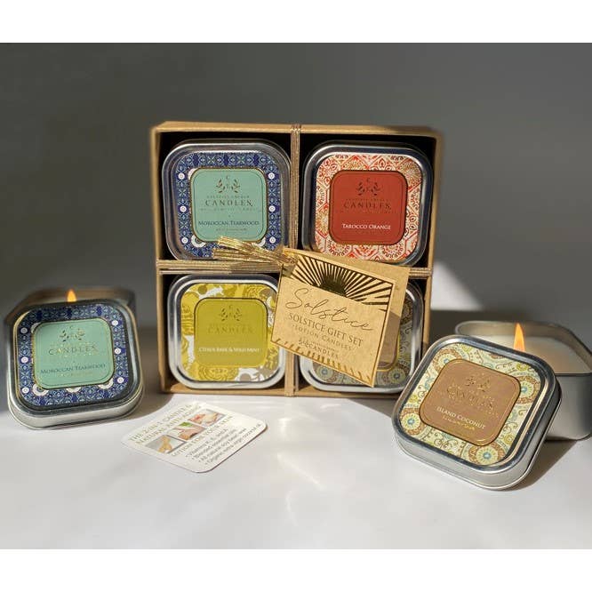 Solstice Gavesæt | 2-i-1 Soy Lotion Candles for engroshandel hos Creative Energy Candles