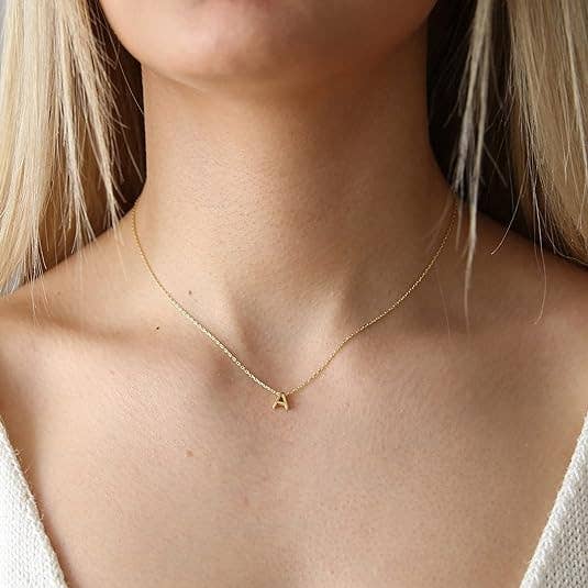 MRKD for Life - Wholesale Pendant/Charm Necklace - Dainty Initial Necklace - 14k Gold25