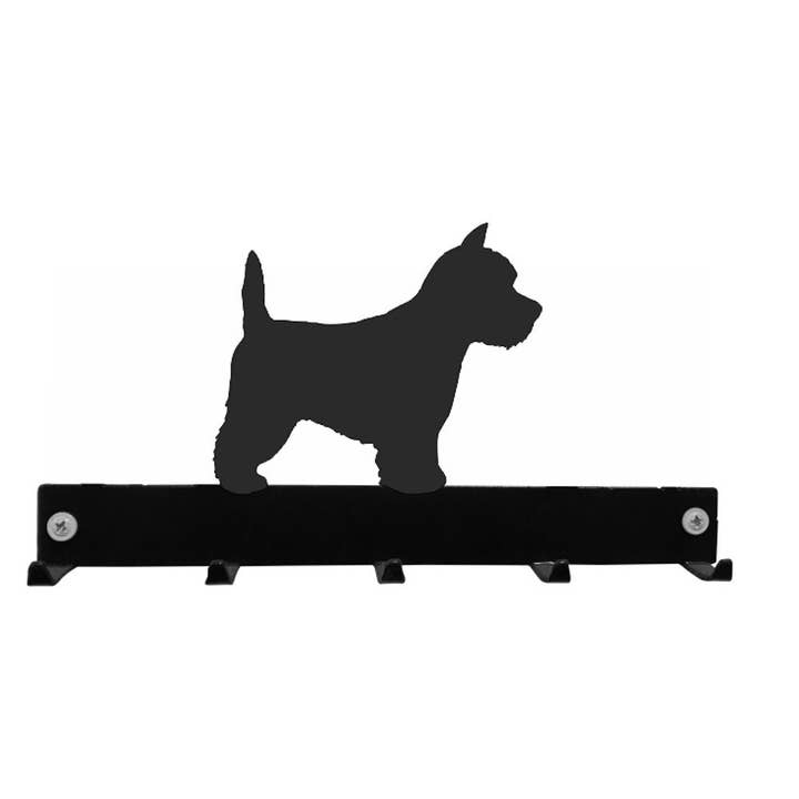 Westie Coat Key Hanger for wholesale by Steel Images