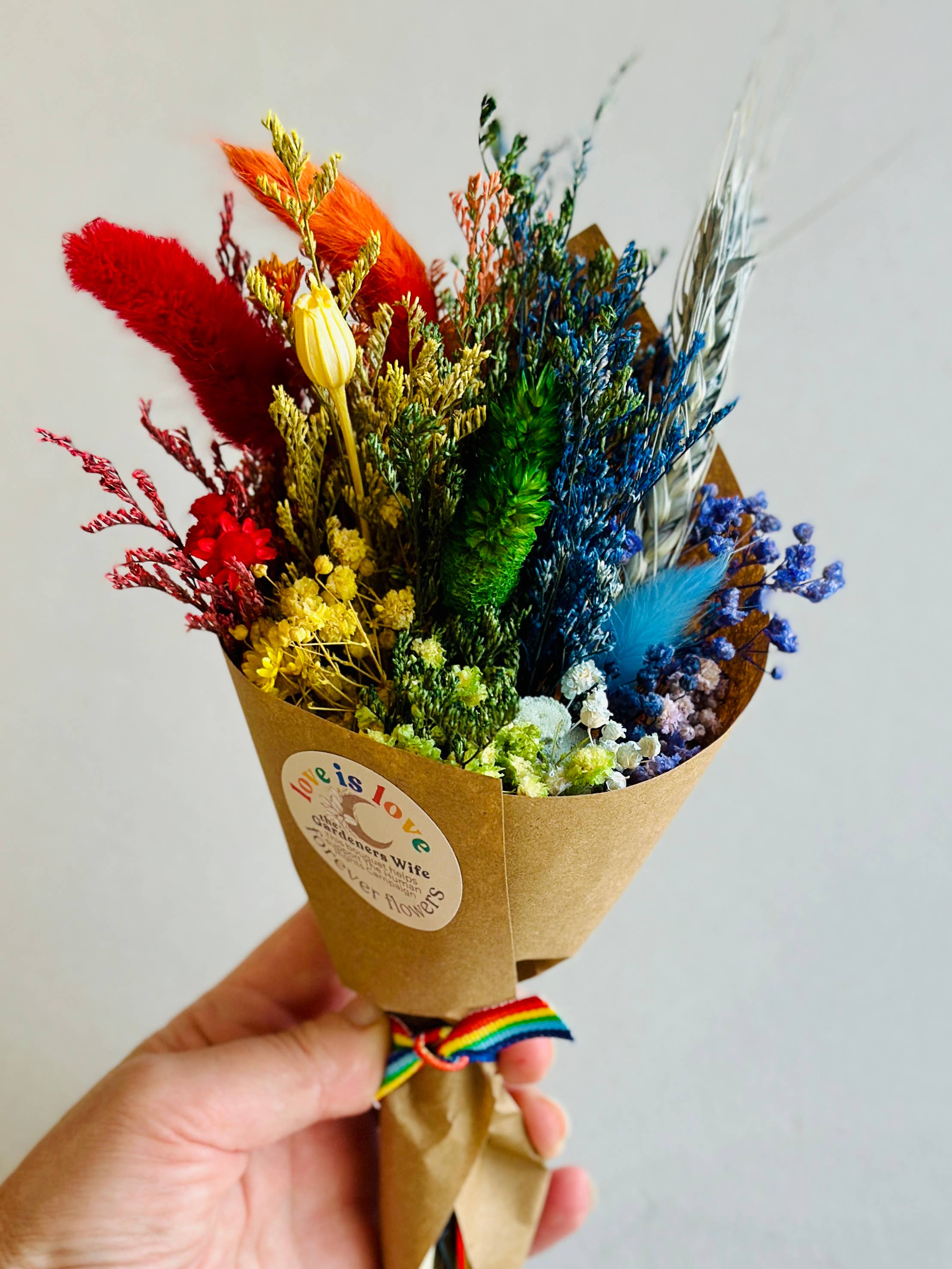 The Gardeners Wife - Wholesale Dried/Pressed Flowers - PRIDE Bouquets6