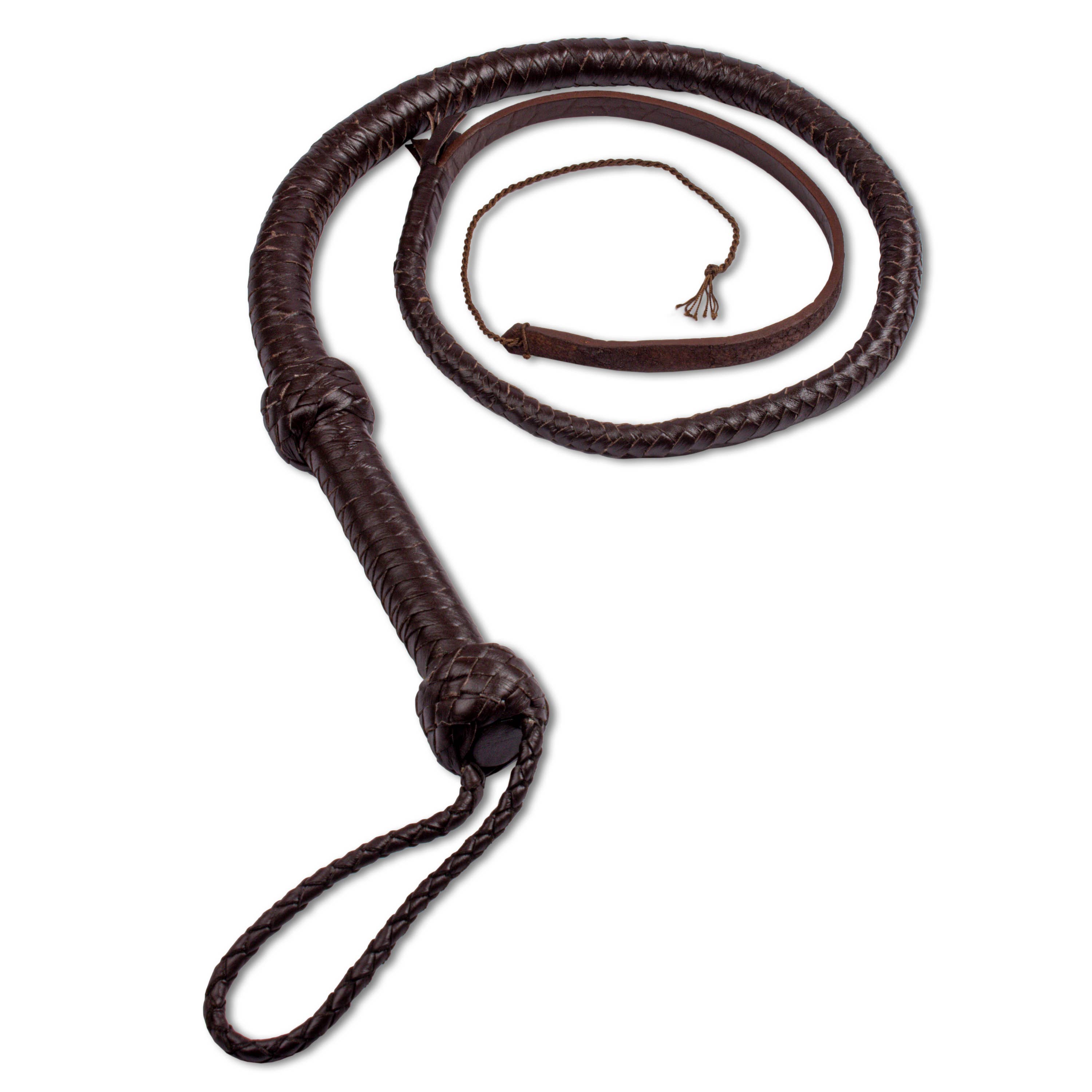 Hadzam - Wholesale Horseback Riding Gear - HADZAM Brown Indiana Jones Leather Bull Whip Cracking Sound0
