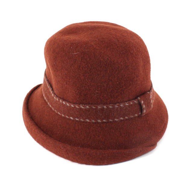 Pretty Persuasions - Venta al por mayor Sombrero cloche - Mujer - Sombrero tipo cloche con cinta cosida H230262