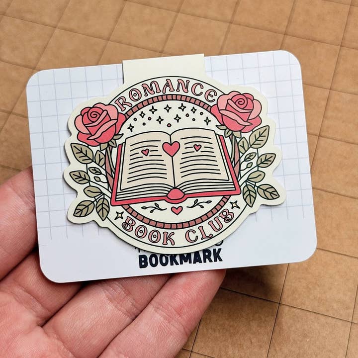 Romance Bookclub | Magnetic Bookmark for wholesale by Stickiply