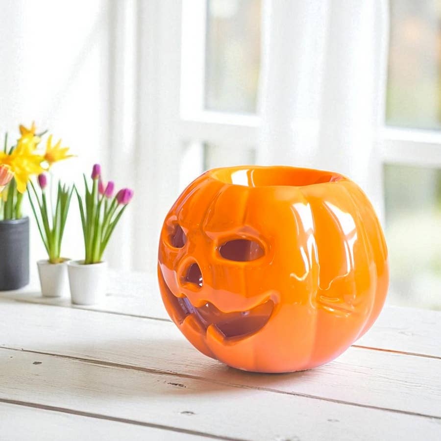 Zen'Arôme - Wholesale Oil Warmer - Ceramic Pumpkin Incense Burner – oils, wax & fragrance8