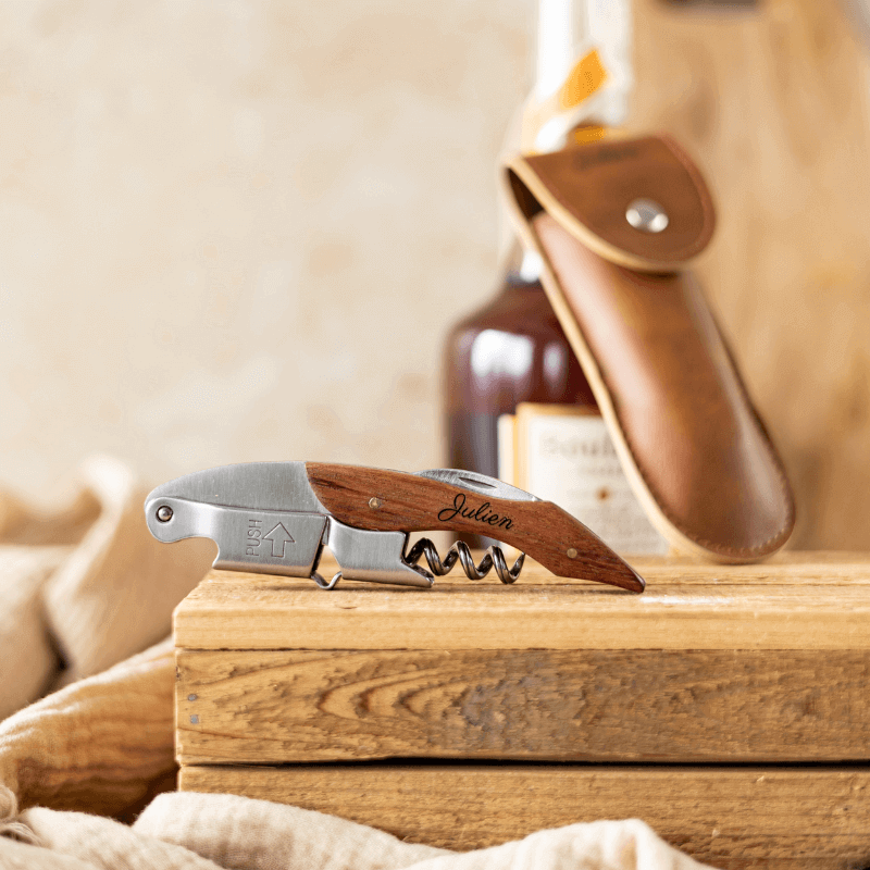 My Bambou - Wholesale Pocket Knife/Holder - Personalized Leather Case - My Bamboo1