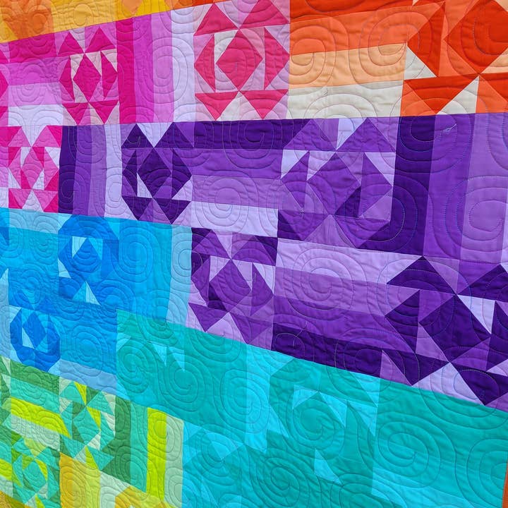 Purple Daisy Quilt Designs - Wholesale Quilt - Clara Quilt Pattern9