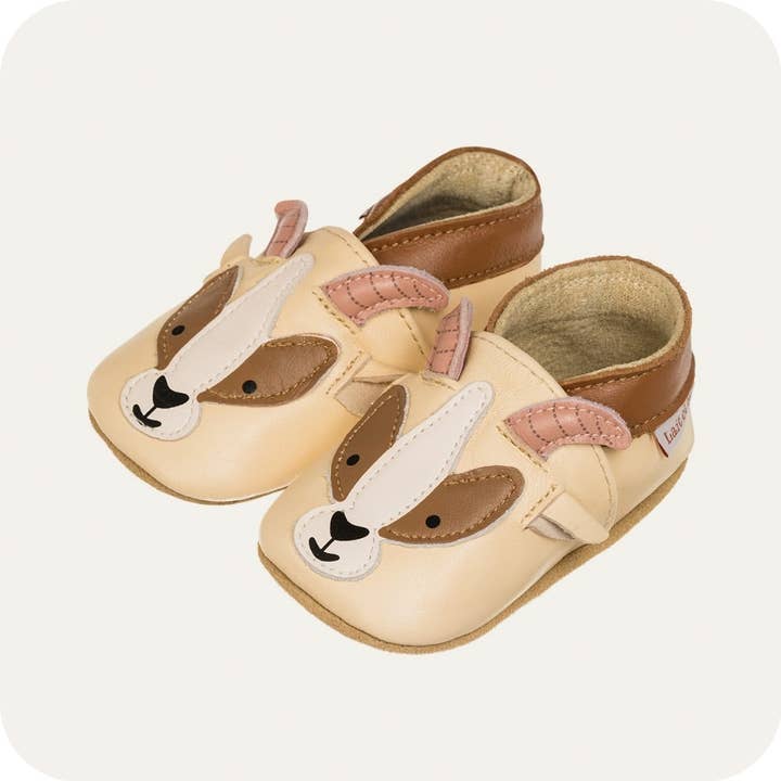LAIT ET MIEL - Wholesale Slippers - Baby - Extra soft baby leather slippers Goat
