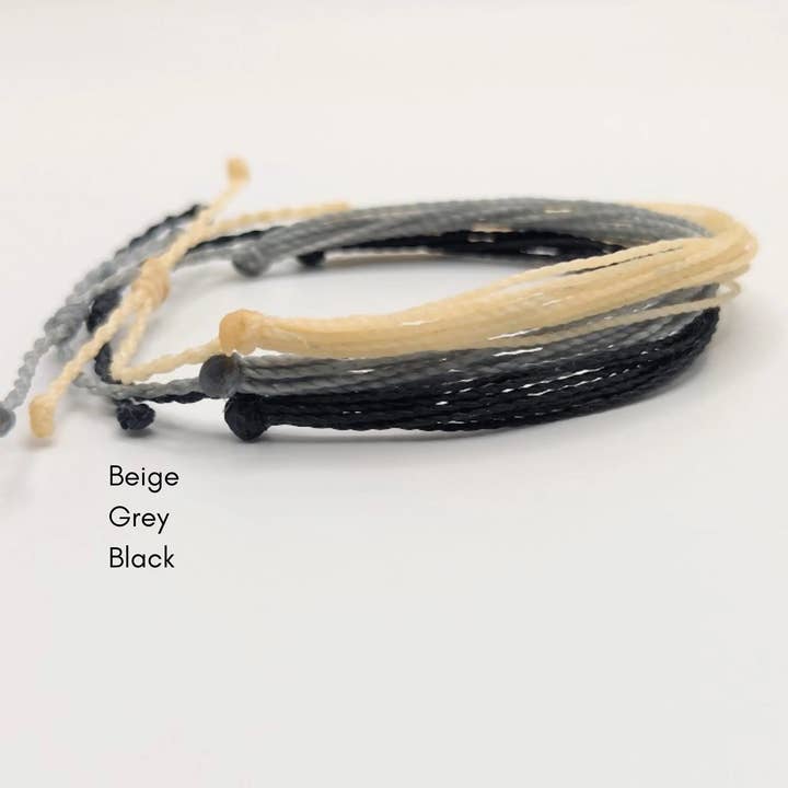 A. Parlin Project LLC - Wholesale Woven/Braided Bracelet - Solid Color String Bracelets3
