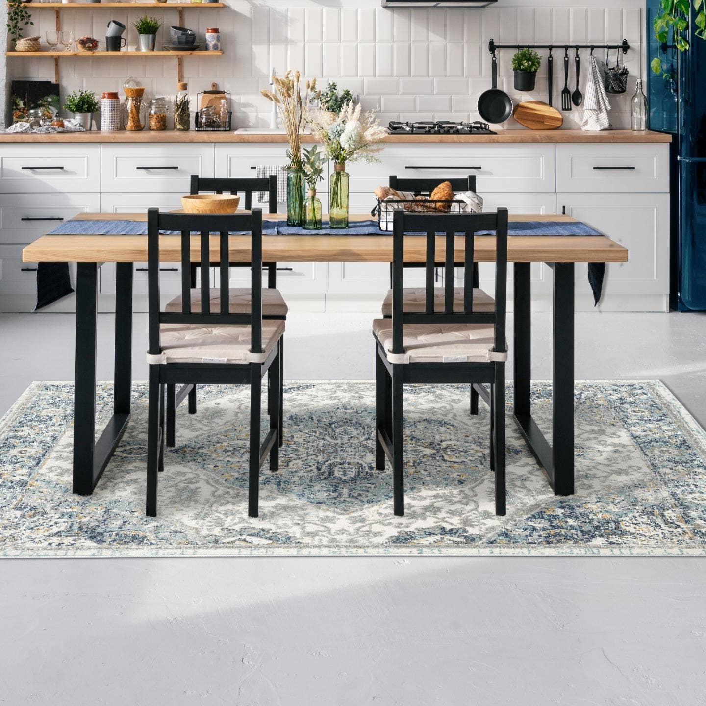 Luxe Weavers - Vente Tapis - Tapis à médaillon oriental Vintage 806118