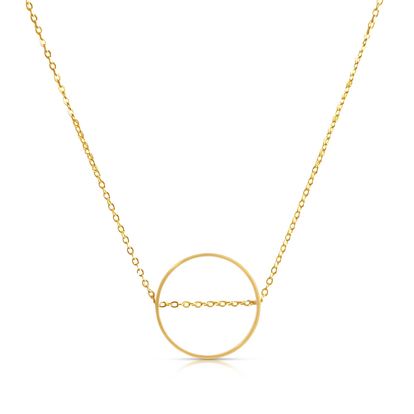 Sunday Girl by Amy DiLamarra – Engroshandel Halskæde med vedhæng – NK-136 | Cirkel krydset halskæde0