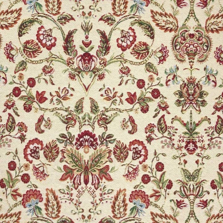 4 Meter Morris Floral High Quality Tapestry Fabric for wholesale by Thimbles Fabrics And Crafts
