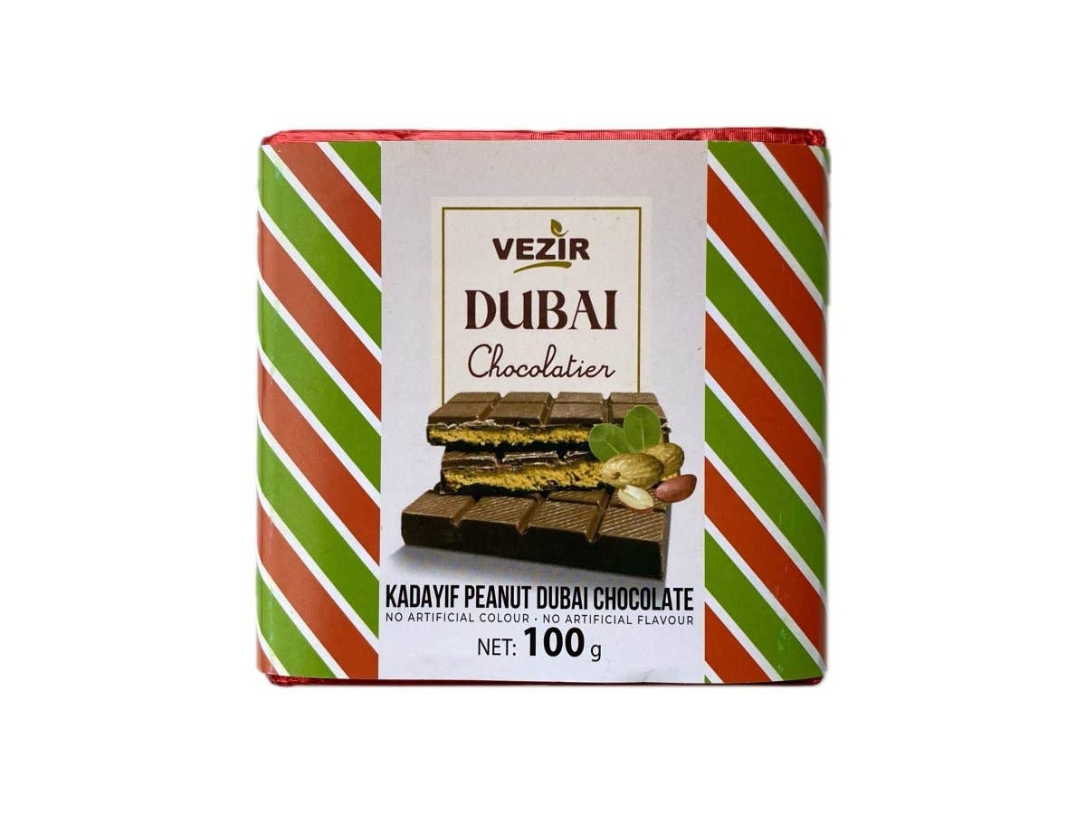 Aladdin - Wholesale Chocolate Bar - Peanut Praline Dubai Chocolate Crispy Nutty Turkish 100g4