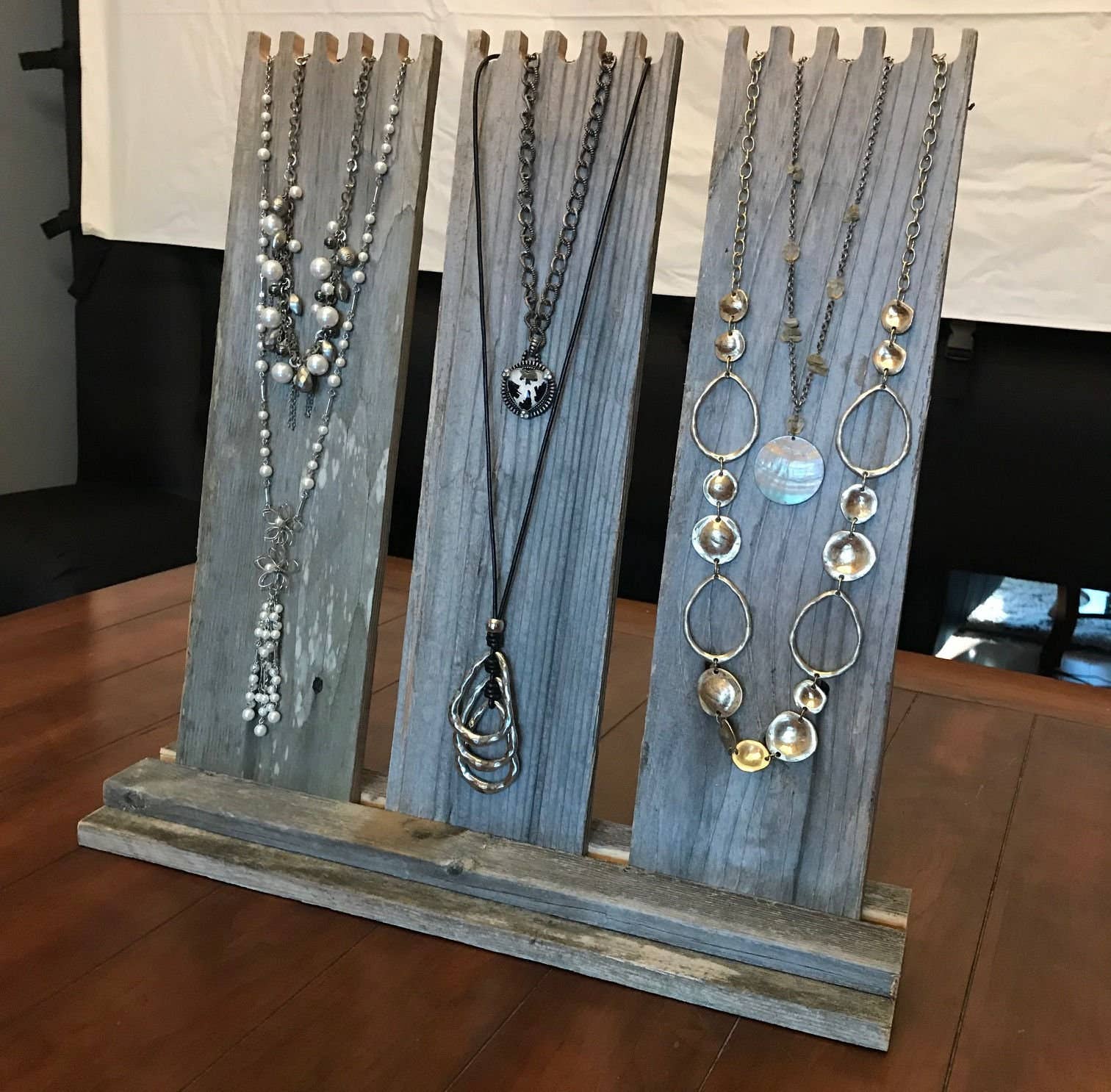 Gifted Shop Works, LLC - Wholesale Jewelry Stand & Display - Multi-Necklace Display With 3 Easels