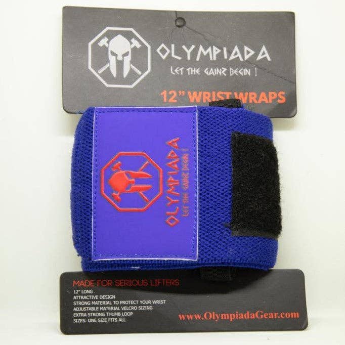 Olympiada Gear - Wholesale Wristband - 12" Finesse Wrist Wraps - "Fit" line - 20 COLOR OPTIONS!1