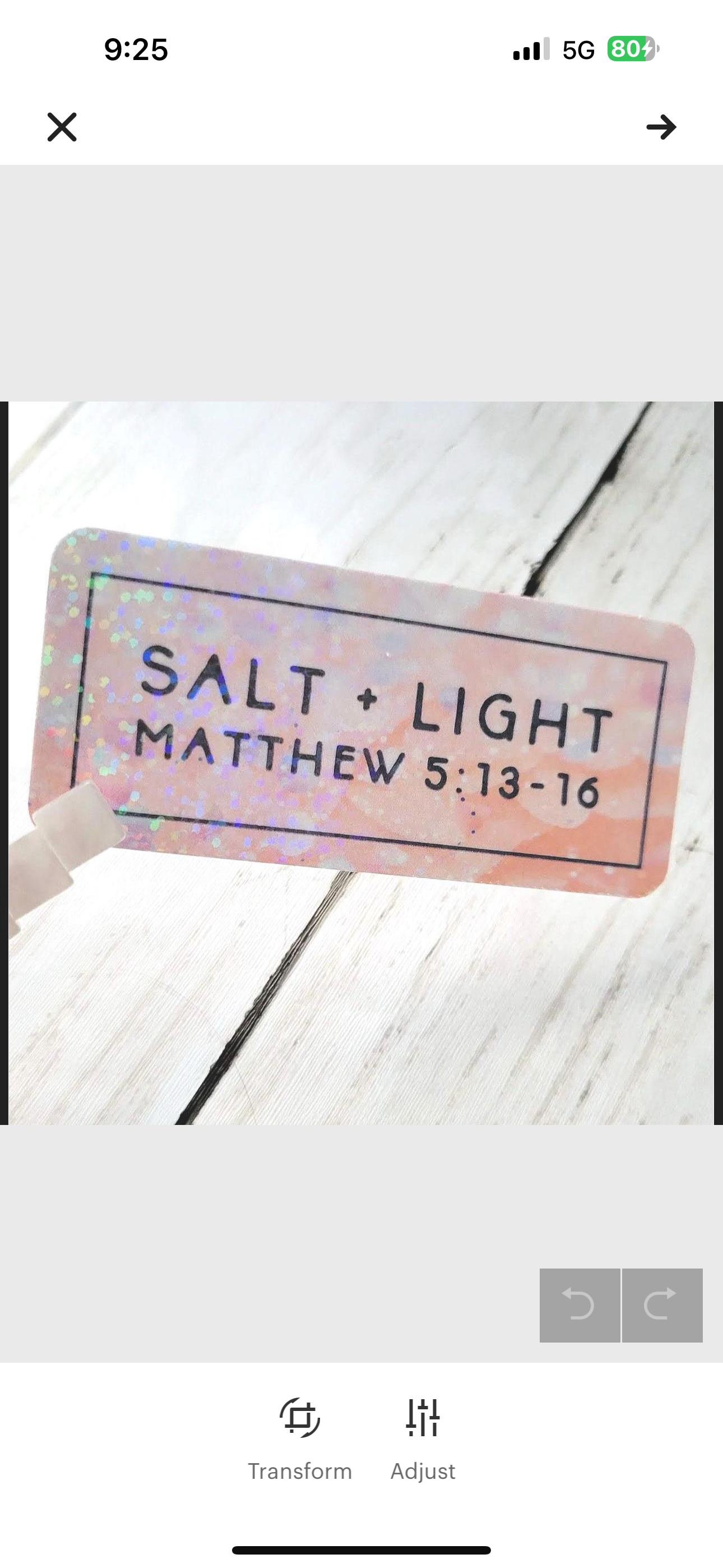 Dashmonograms - Wholesale Sticker - Salt and Light, Matthew 5:13 Vinyl Sticker, Religious Bible 0