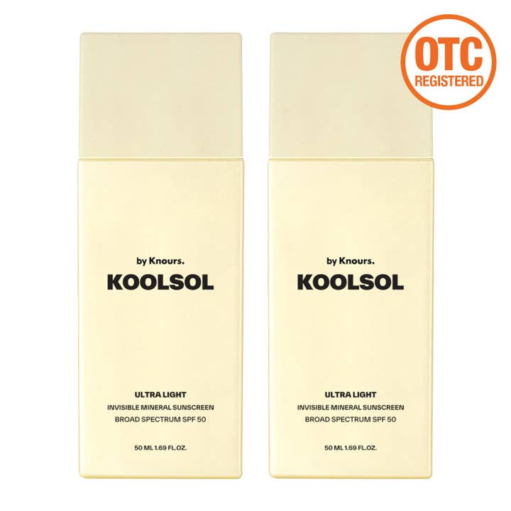 Knours Light Invisible Mineral Sunscreen SPF 50 (50ml) 2 PK for wholesale by Kurious Mall