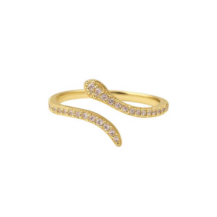 STB, GOLDEN SERPENT RING for wholesale by Share The Blossom