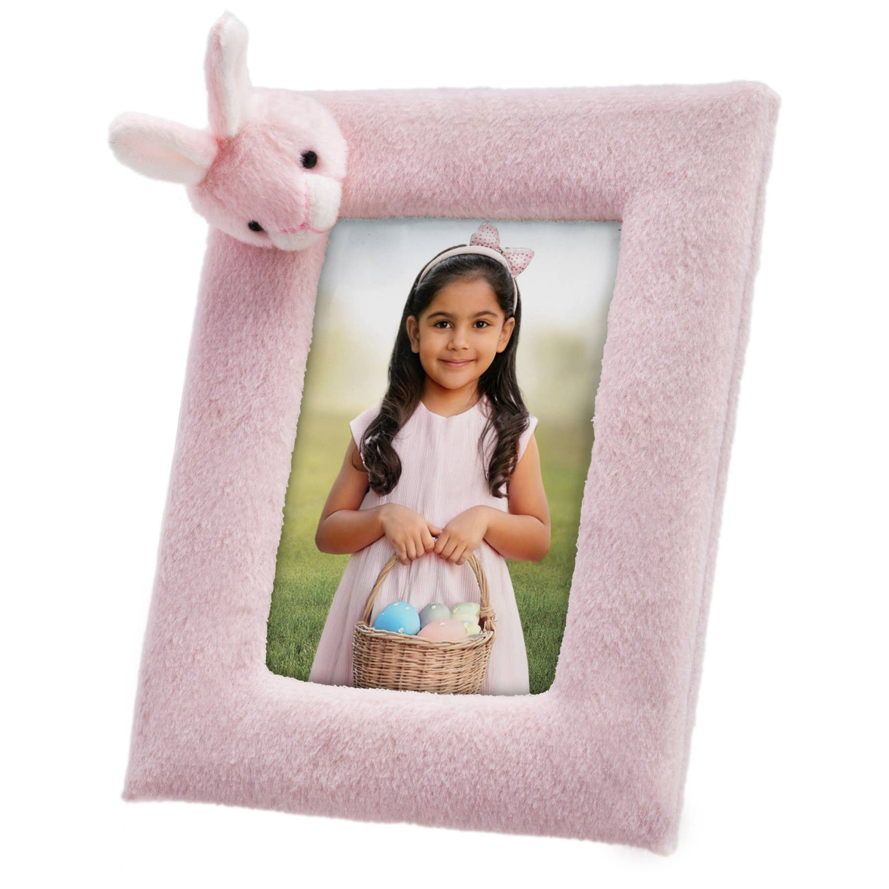 Neil Enterprises - Wholesale Picture Frame - Soft Touch Bunny Picture Frame & Keychain1