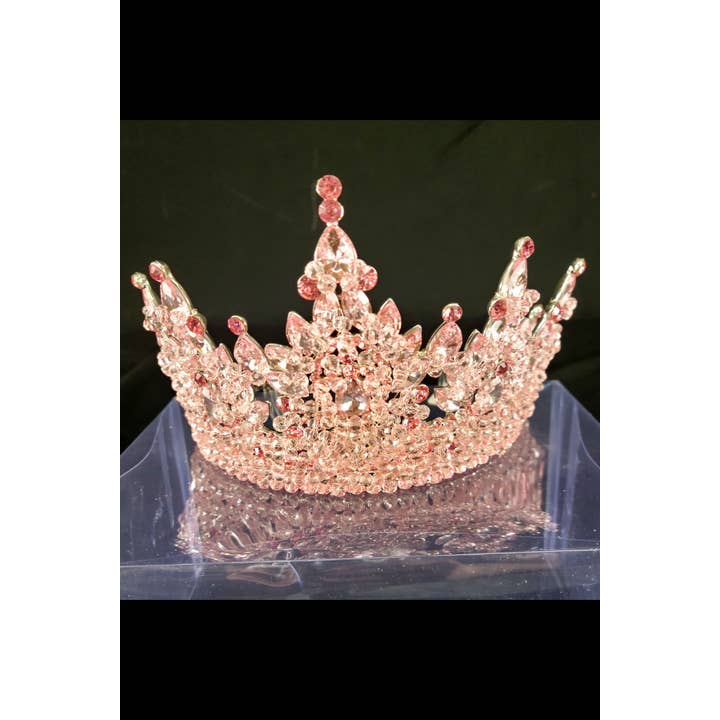 Chicas - Wholesale Tiara - Women's - Beautiful metal tiara with crystal balls and jewels HT97729