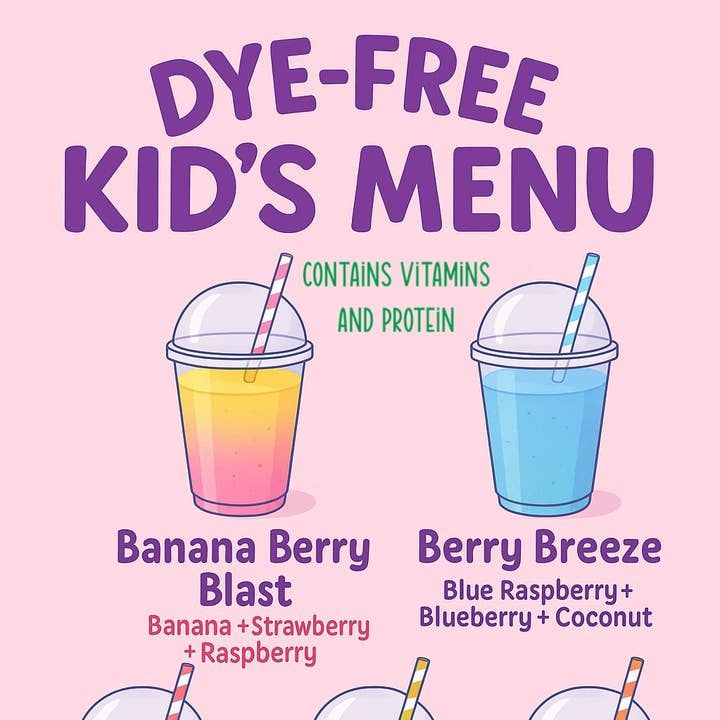 Kids Dye Free Mixes for wholesale by The Shack BouTEA