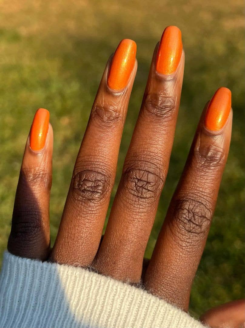 Happy Rudy Vegan Nail Polish - Wholesale Nail Polish - Groovy Baby | Vegan Nail Polish | Orange | Eco-Shimmer4