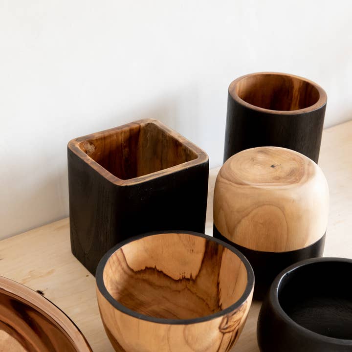 Bazar Bizar Living - Wholesale Decorative Plate/Dish/Bowl - The Bondi Black Bowl