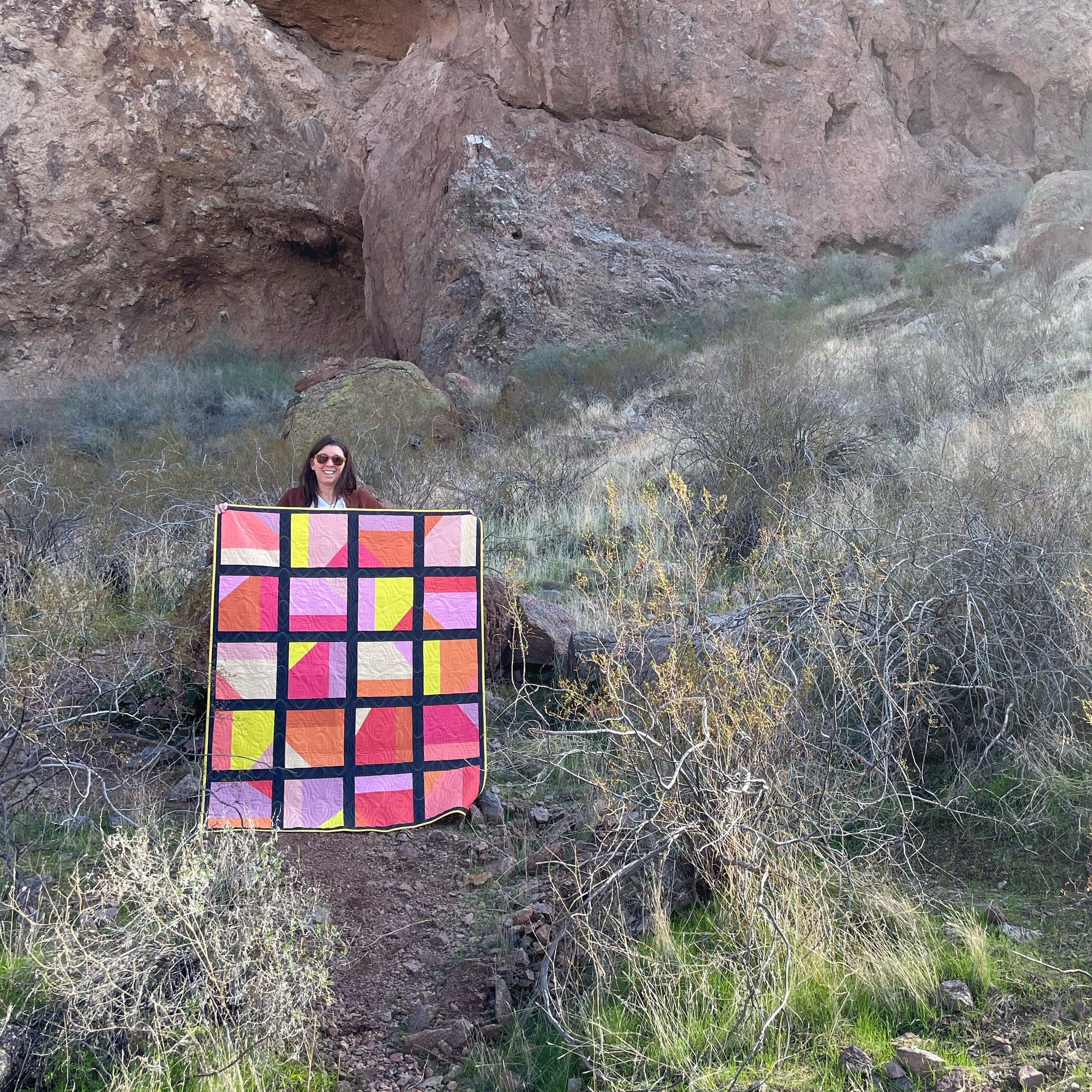 Nollie Bean - Wholesale Craft Sewing Kit - Willetta Quilt Pattern (Printed)5