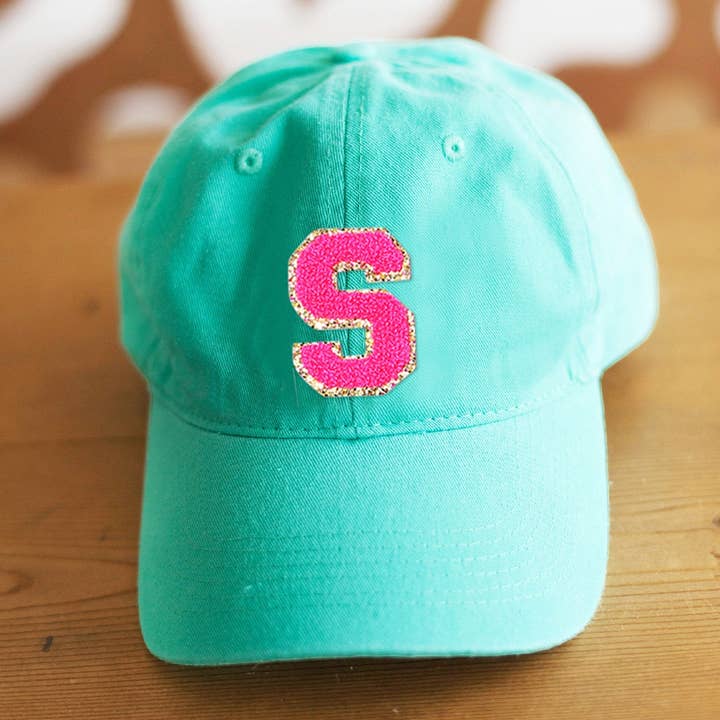Viv&Lou - Wholesale Patch - Hot Pink Varsity Letter Patch