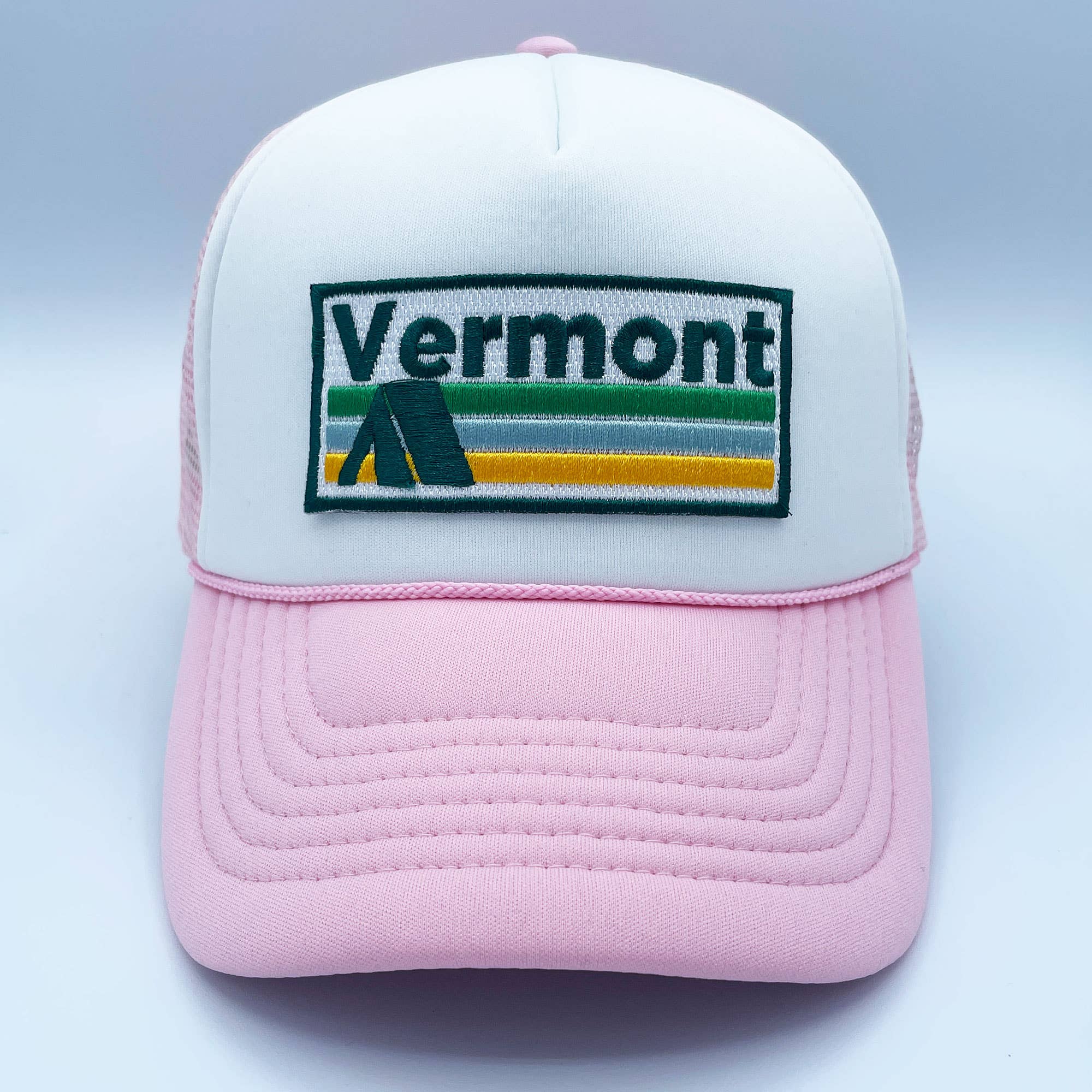Hey Mountains - Vente Casquette de camionneur – unisexe - Casquette de camionneur Vermont - Camping rétro4