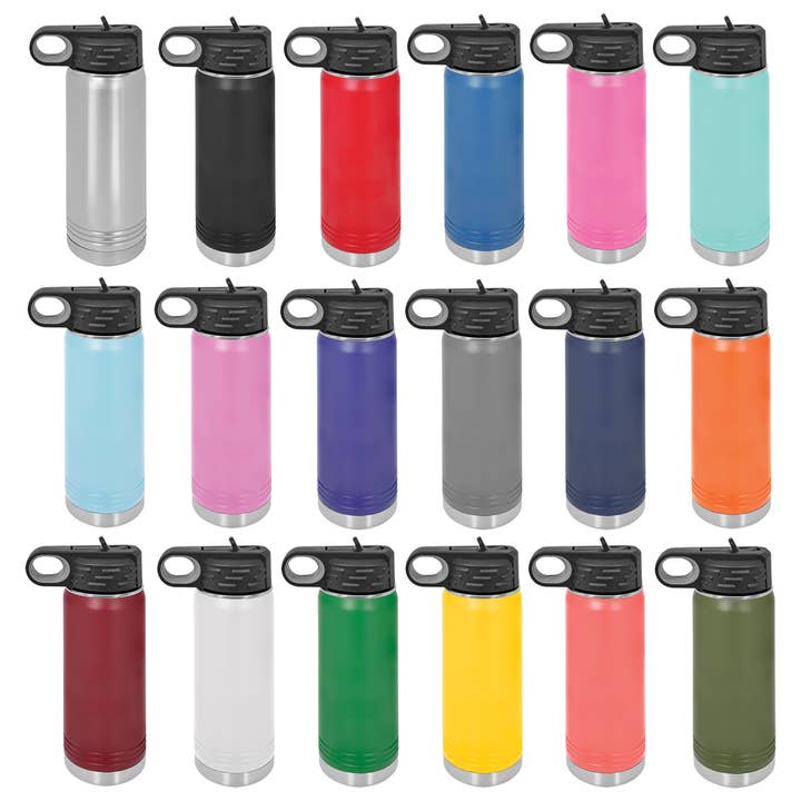 Material Concepts - Wholesale Water Bottle - Custom Engraved 20oz Vacuum Insulated Water Bottles2