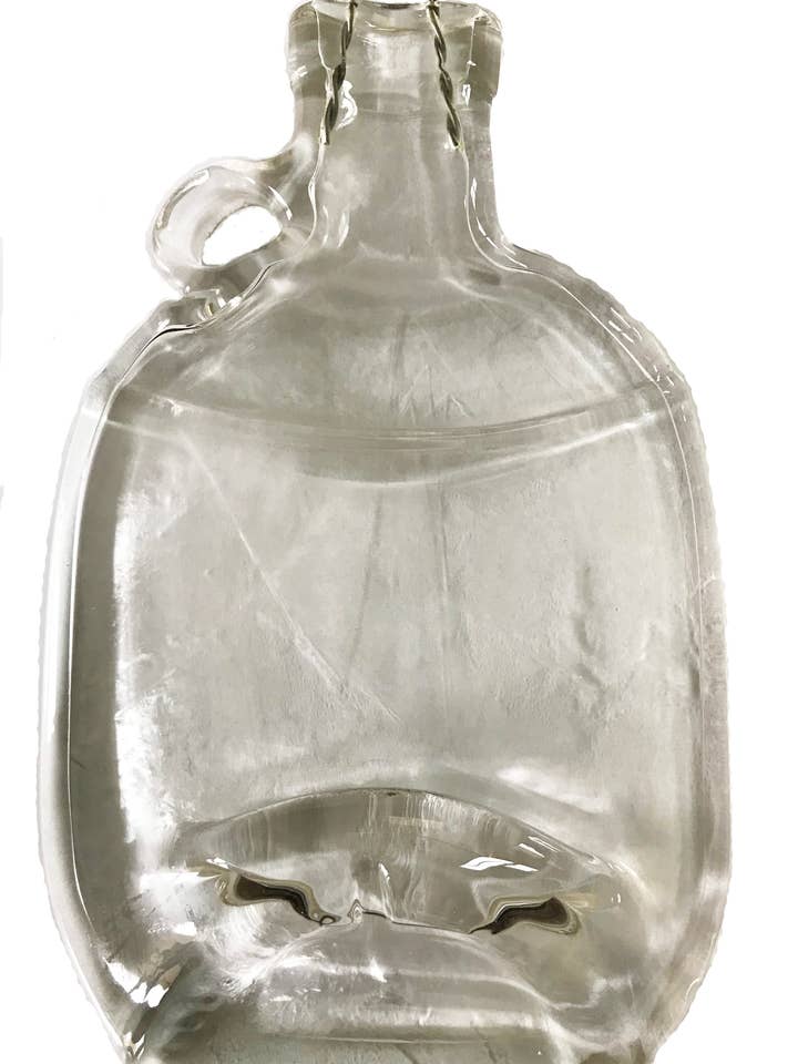 Platter - Moonshine Bottle Cheese Platter for wholesale by Wine Bottle Art