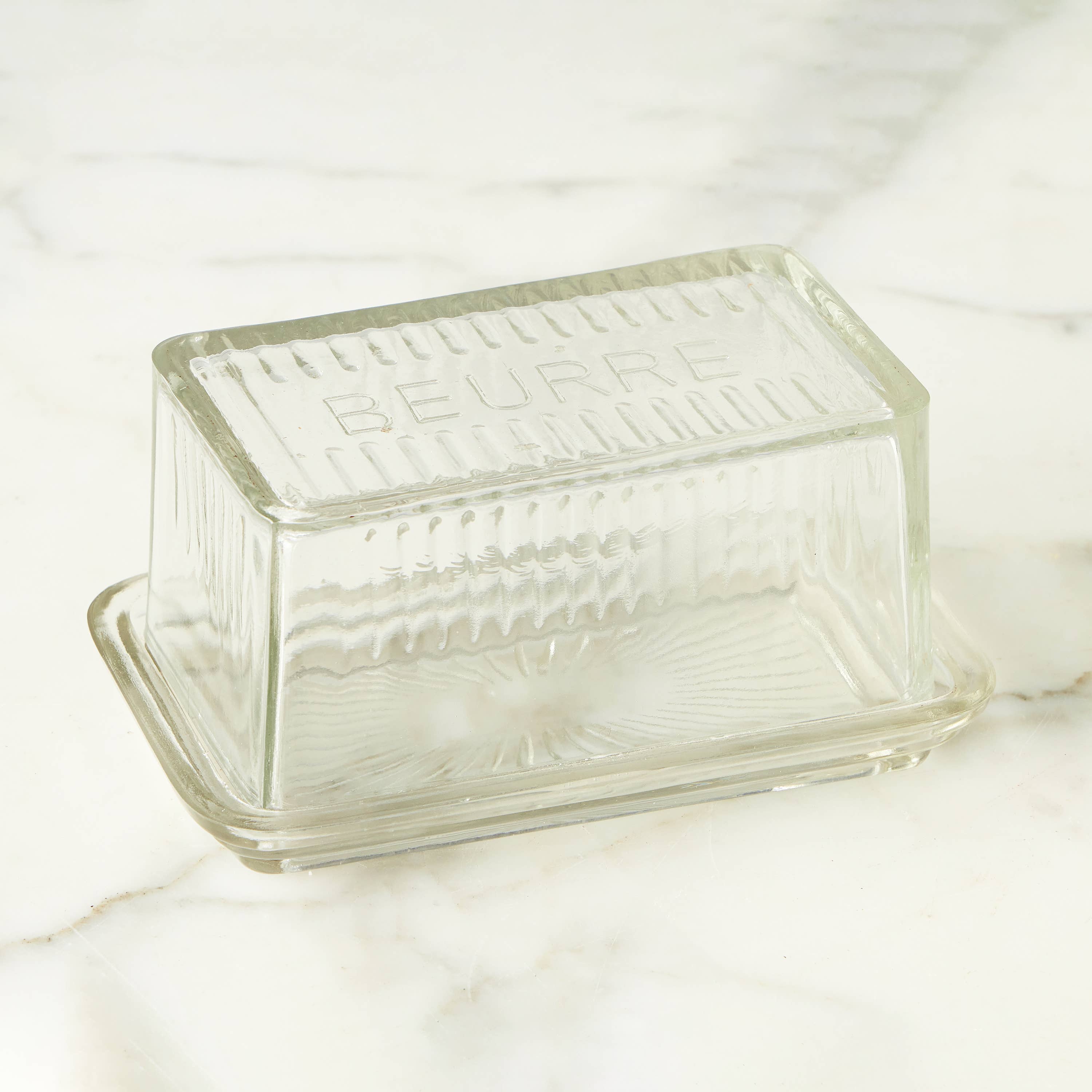 etúHOME - Wholesale Butter Dish - Glass Butter Dish | Bistro | Clear Glass0